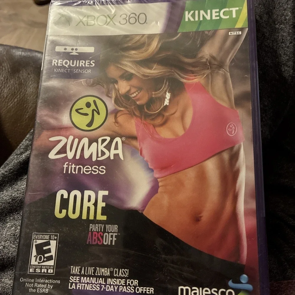 Zumba Fitness Core Microsoft Xbox 360 Kinect Exercise Dance Workout Game Sealed